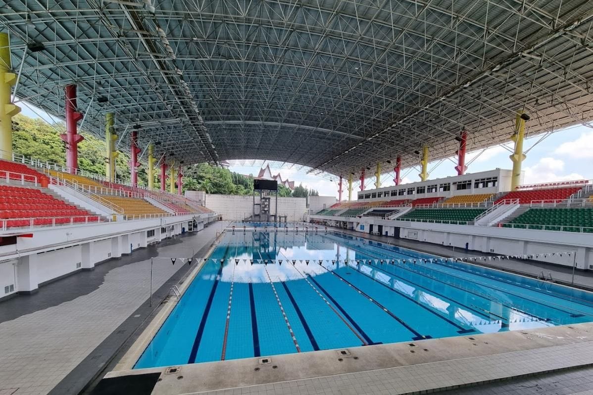 olympic-sized swimming pool at Pusat Akuatik Darul Ehsan, Shah Alam, Selangor